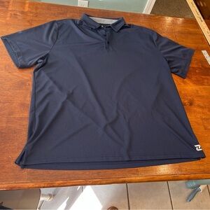 Zelos men’s big and tall performance navy polo size 2XLT